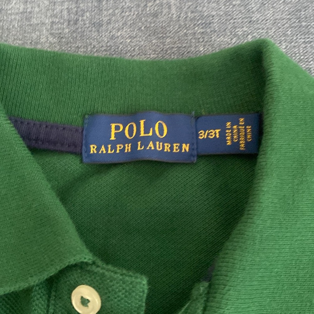 Green & Yellow Polo Shirt - Picture 2 of 3
